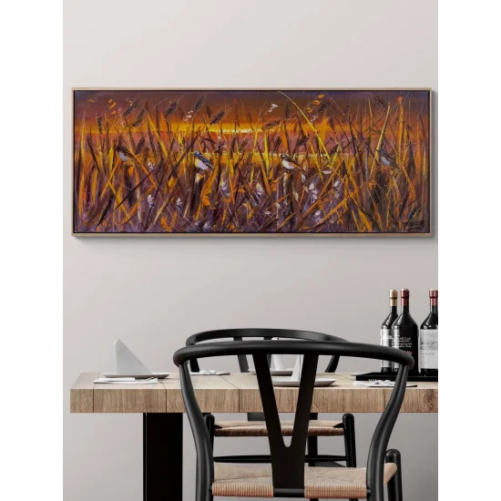 Life Among the Wheat Oil Painting