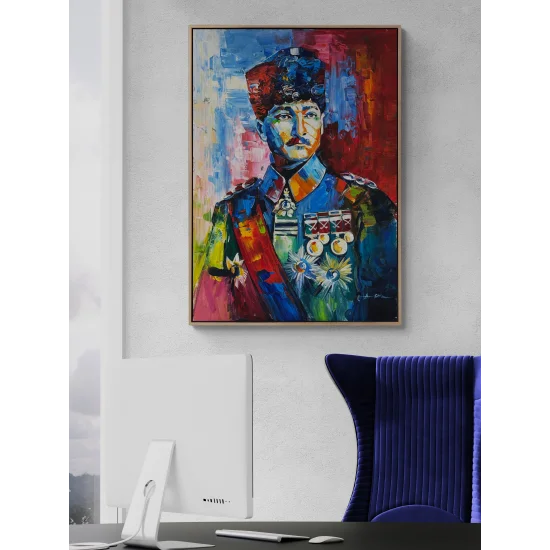 Başkomutan Mustafa Kemal Atatürk Yağlı Boya Tablosu