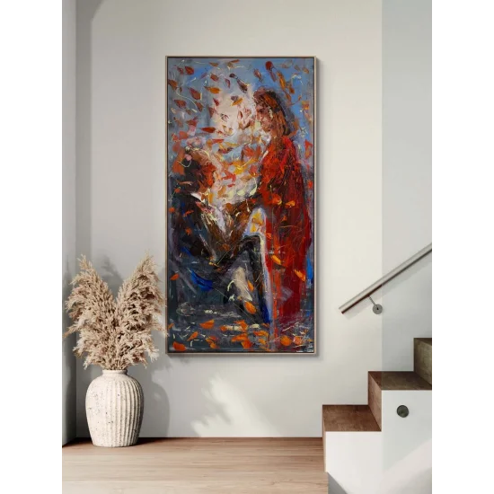 Benimle Evlenir Misin Yağlı Boya Tablosu