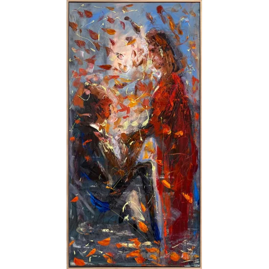 Benimle Evlenir Misin Yağlı Boya Tablosu