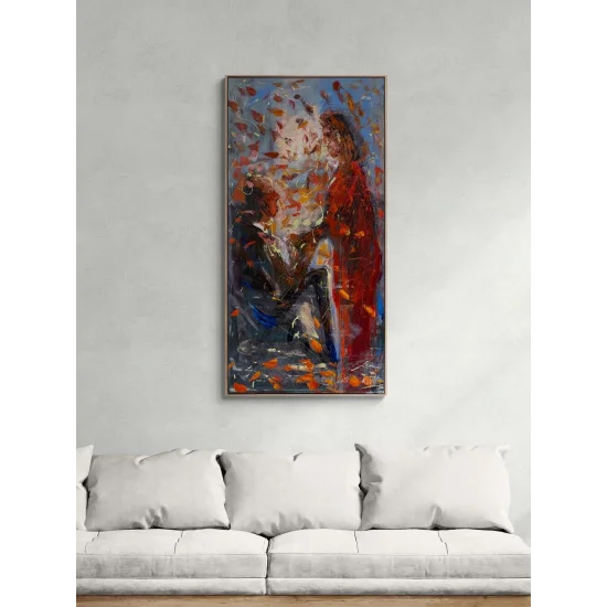 Benimle Evlenir Misin Yağlı Boya Tablosu