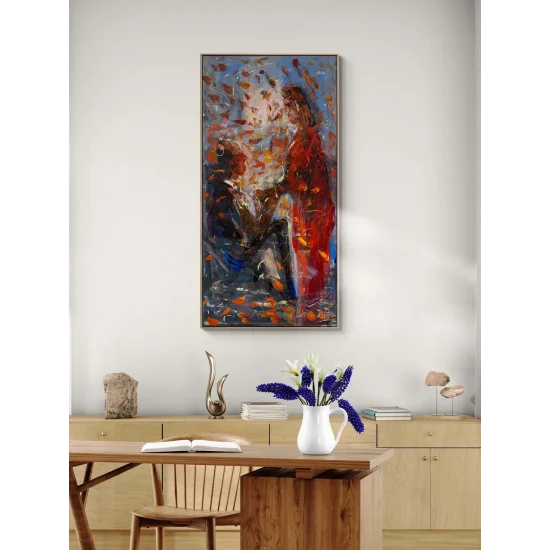 Benimle Evlenir Misin Yağlı Boya Tablosu