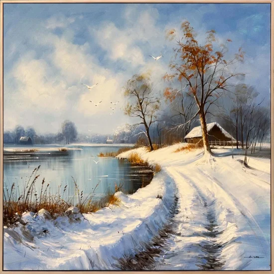 Whisper of White Oil Painting