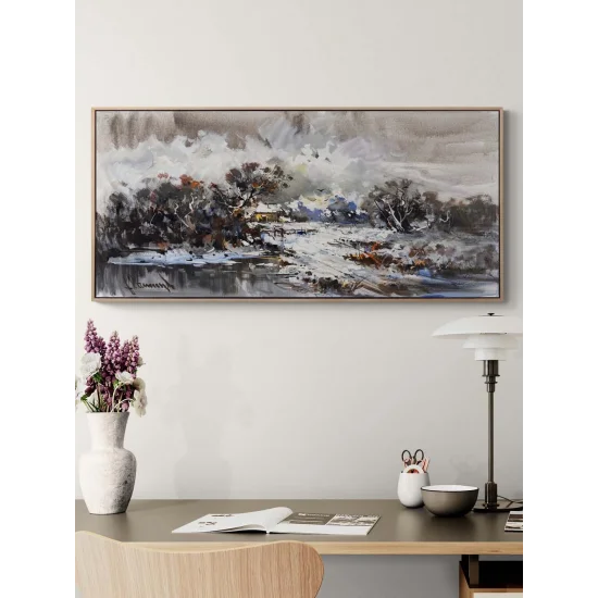 Memory of White Oil Painting