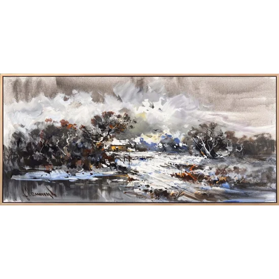 Memory of White Oil Painting