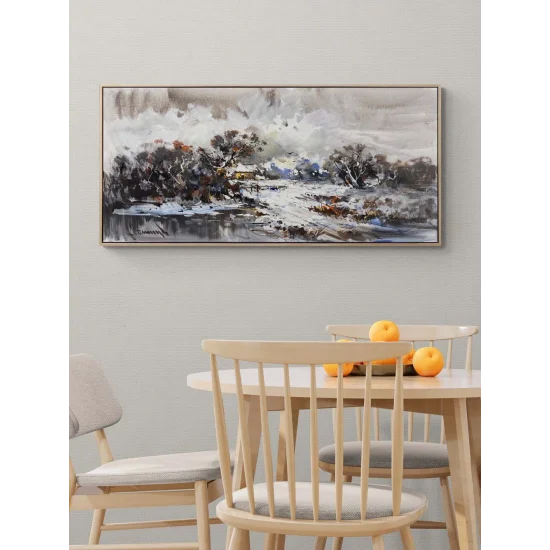 Memory of White Oil Painting