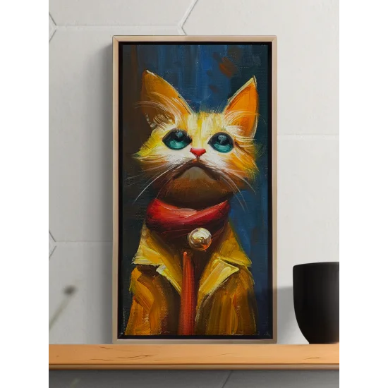 The Gentleman Cat Oil Painting