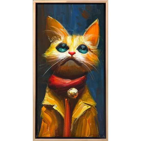 The Gentleman Cat Oil Painting