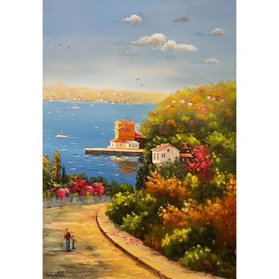 Beykozun Sessiz Hatıraları Yağlı Boya Tablosu