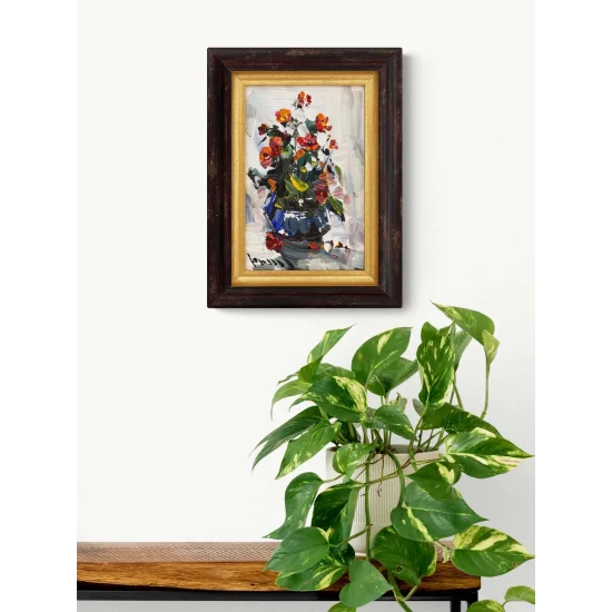 Bir Demet Düş Yağlı Boya Tablosu