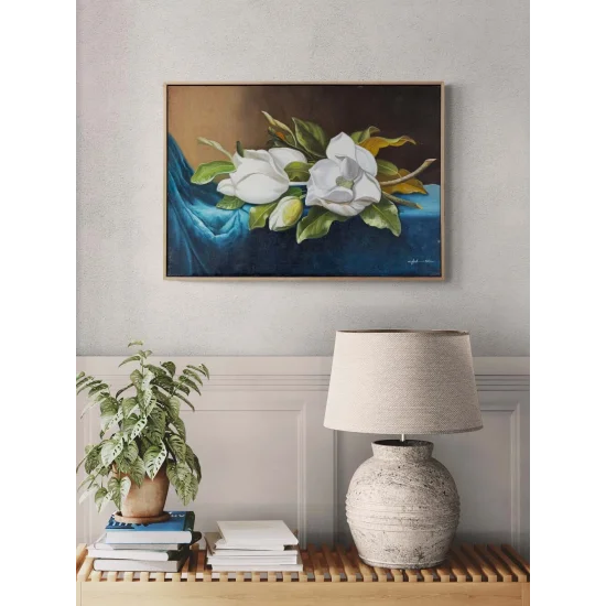 A Bouquet of Magnolia Oil Painting