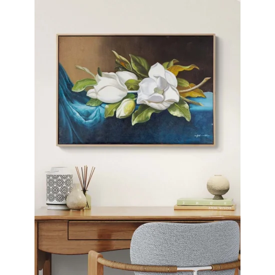 A Bouquet of Magnolia Oil Painting
