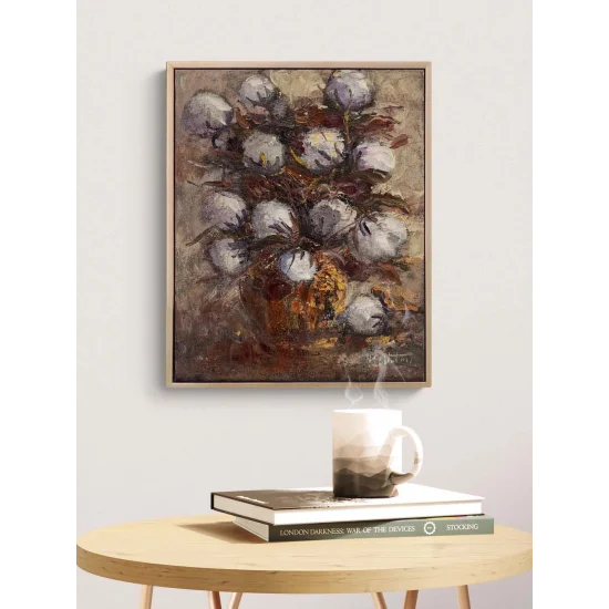 Bir Demet Pamuk Yağlı Boya Tablosu