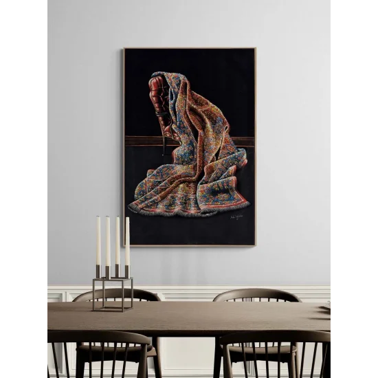 Bir Halı Hatırası Yağlı Boya Tablosu