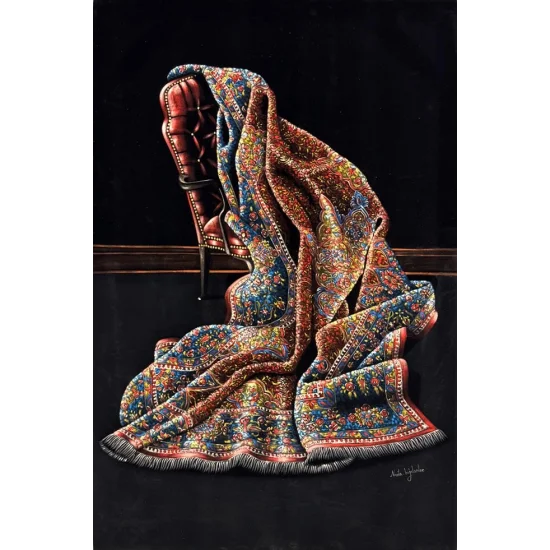 Bir Halı Hatırası Yağlı Boya Tablosu