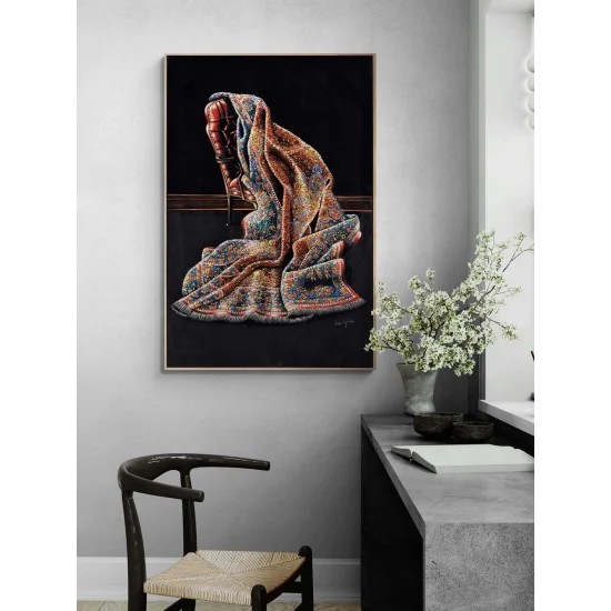 Bir Halı Hatırası Yağlı Boya Tablosu