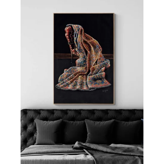 Bir Halı Hatırası Yağlı Boya Tablosu