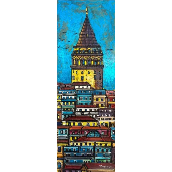 Galata Within a Dream Oil Painting