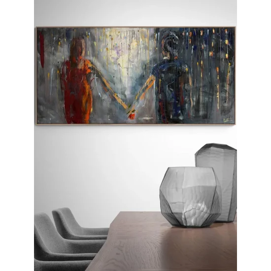 United Heartbeats Oil Painting