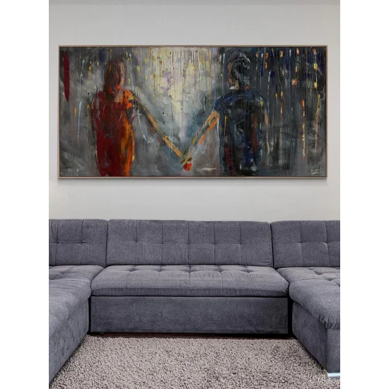 United Heartbeats Oil Painting