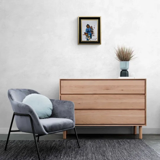 Cyclists Oil Painting