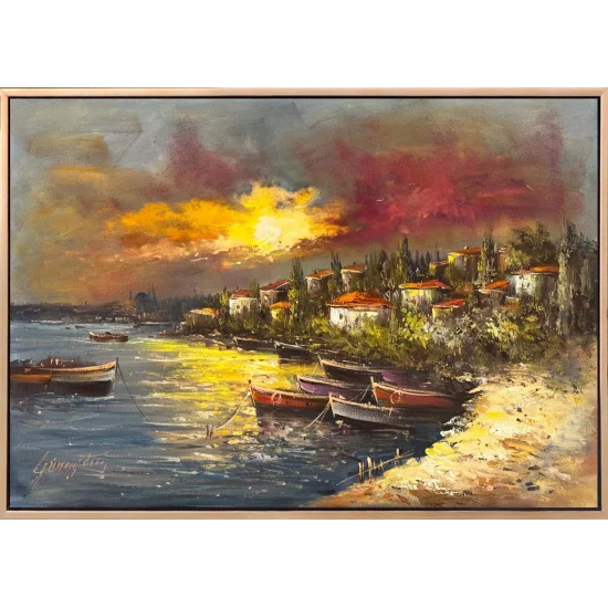 The Last Light on the Bosphorus Oil Painting