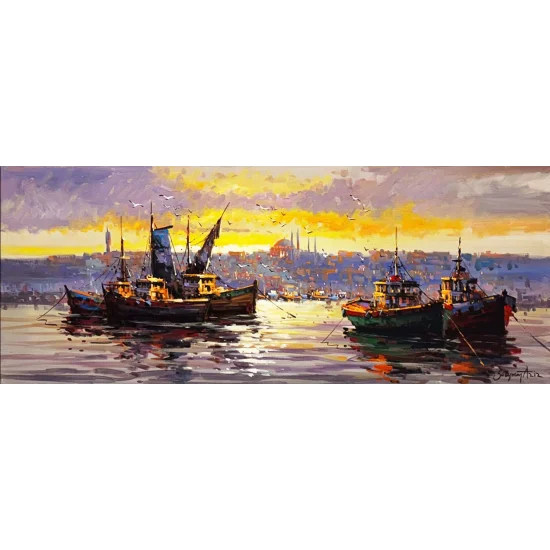 In the Texture of the Bosphorus Oil Painting