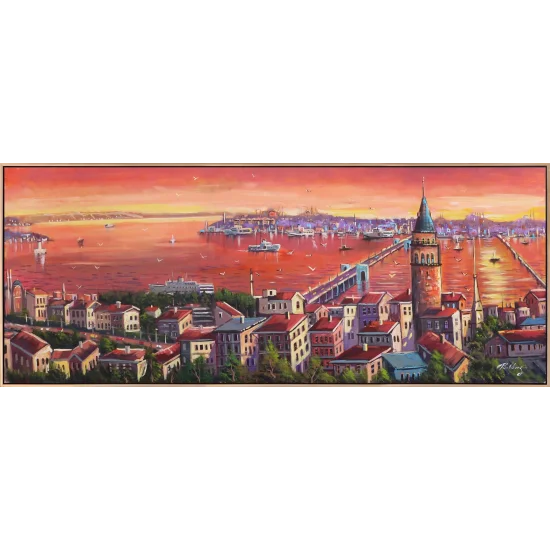 Sunset of the Bosphorus Oil Painting