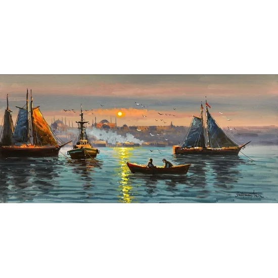 Boğaz’ın Sırları Yağlı Boya Tablosu