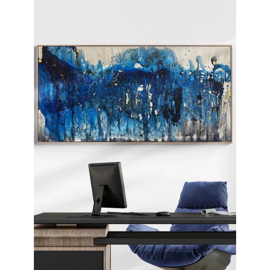 Boşlukta Bir Ses Yağlı Boya Tablosu