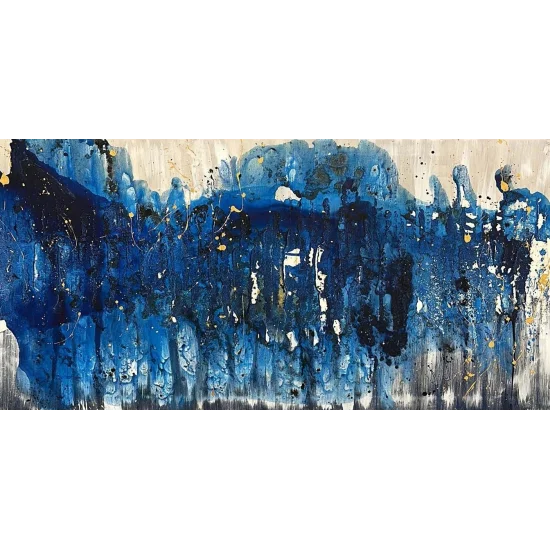 Boşlukta Bir Ses Yağlı Boya Tablosu