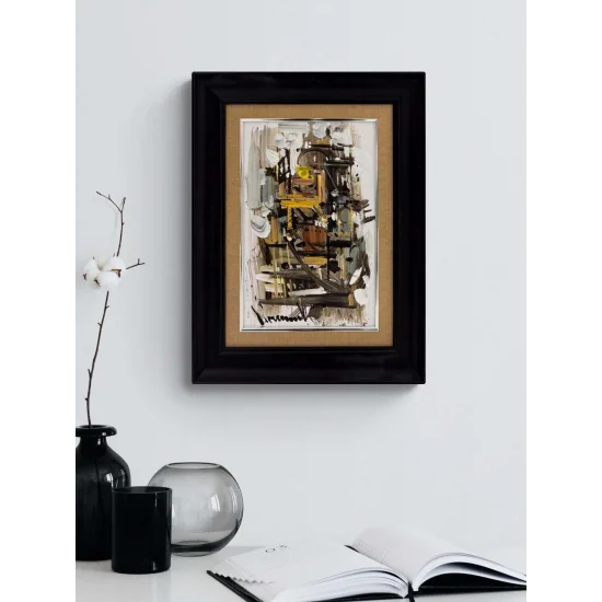 Boşlukta Işık Yağlı Boya Tablosu