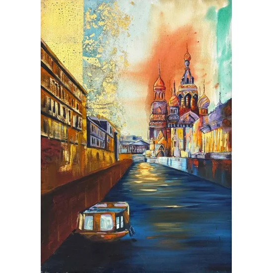 In the Shadow of Budapest Oil Painting