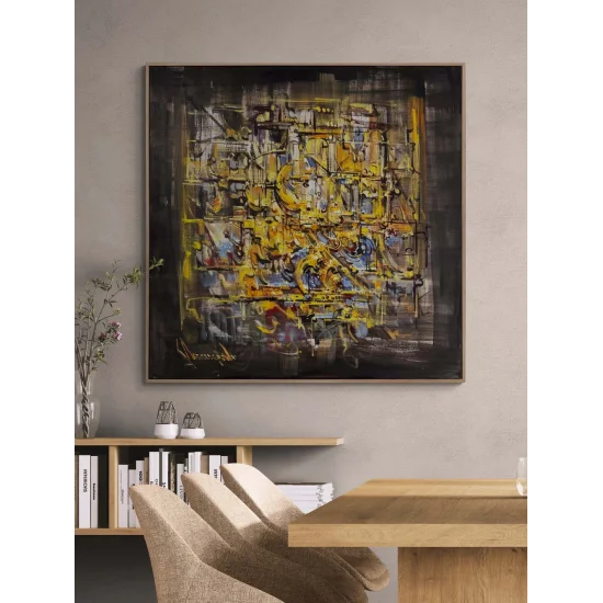 Bulanık Hatıra Yağlı Boya Tablosu