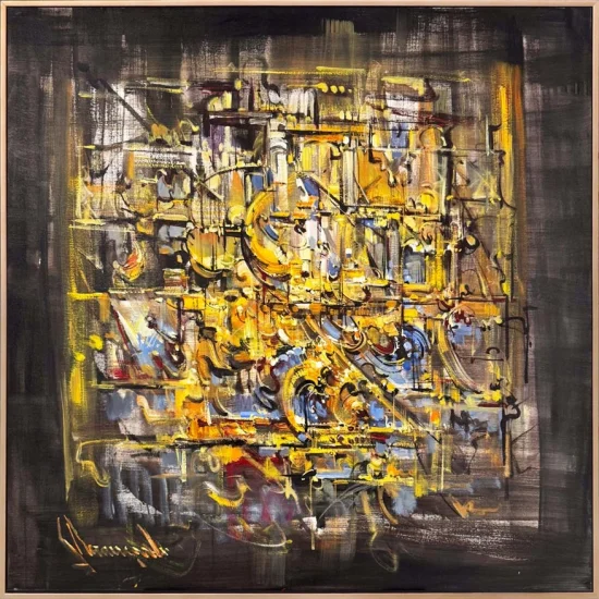 Bulanık Hatıra Yağlı Boya Tablosu