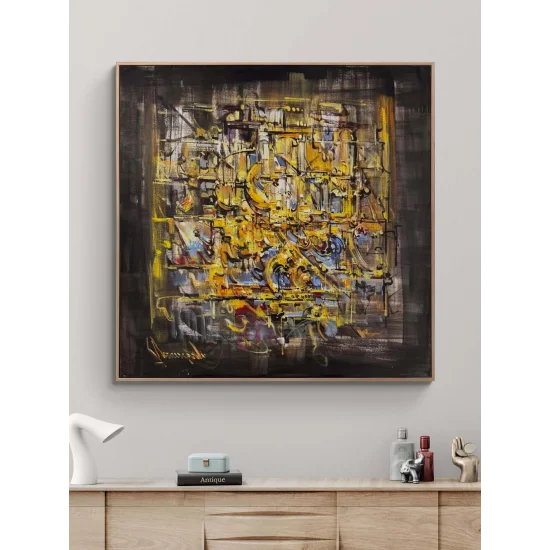 Bulanık Hatıra Yağlı Boya Tablosu