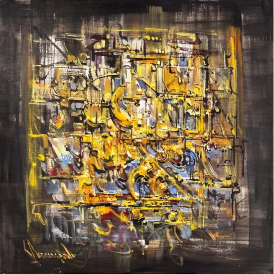 Bulanık Hatıra Yağlı Boya Tablosu