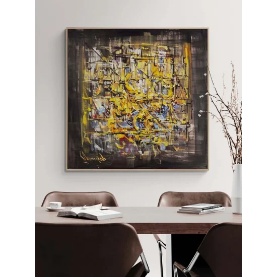 Bulanık Hatıra Yağlı Boya Tablosu