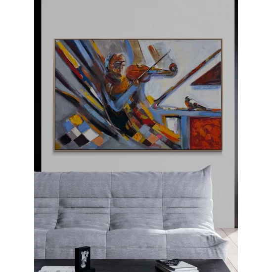 Play, Violinist Oil Painting