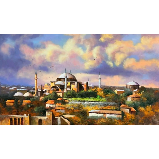 The Mosque and Traces of History Oil Painting