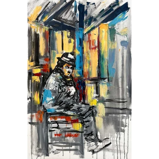 Portrait of Man Oil Painting