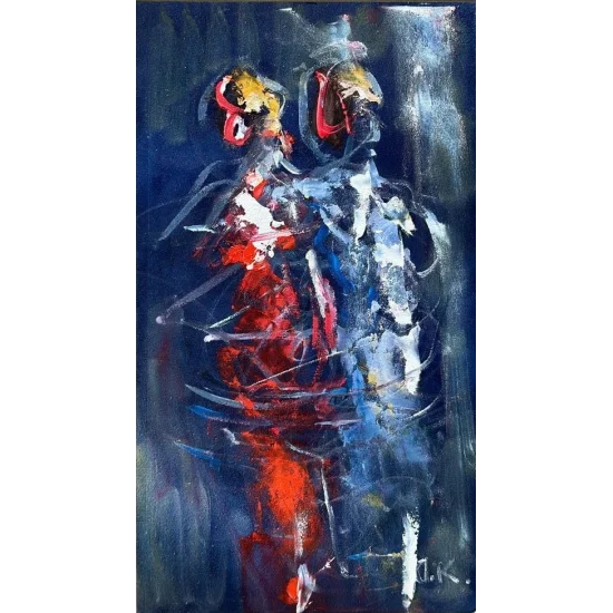 Couples Journey Oil Painting