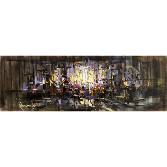 Between the Lines Oil Painting