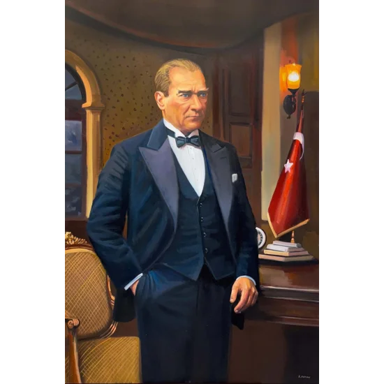 Cumhuriyetin Işığı Yağlı Boya Tablosu
