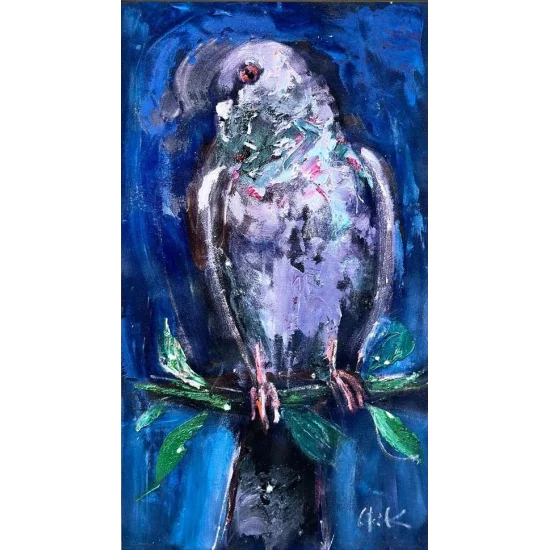 Pigeon On The Branch Oil Painting