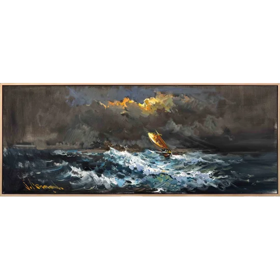 Among the Waves Oil Painting