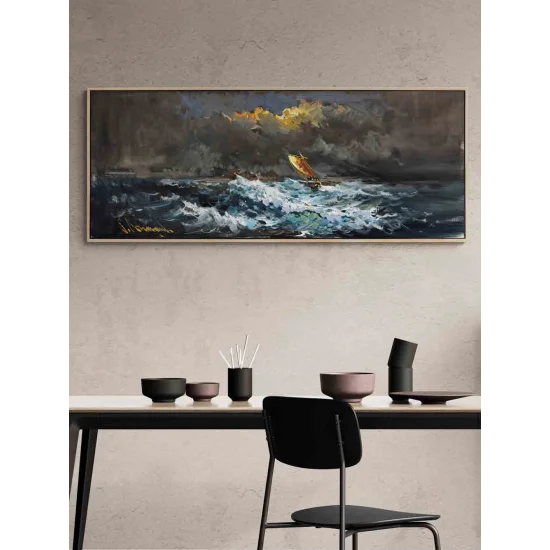 Among the Waves Oil Painting