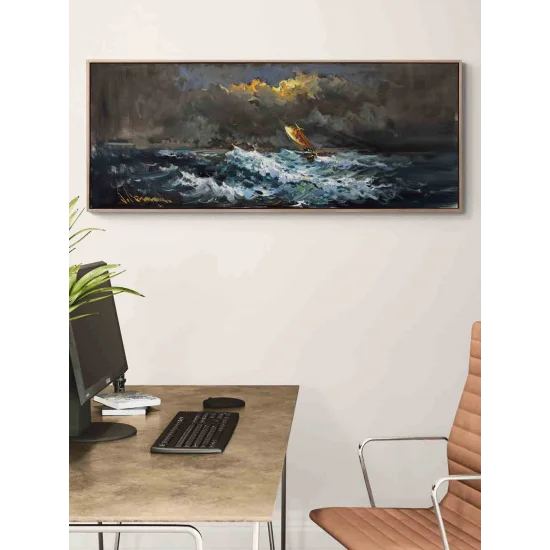 Among the Waves Oil Painting