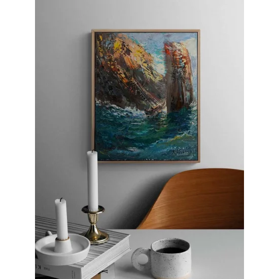 Waves and Silence Oil Painting