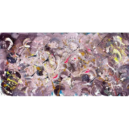 Dalgaların İçinde Yağlı Boya Tablosu